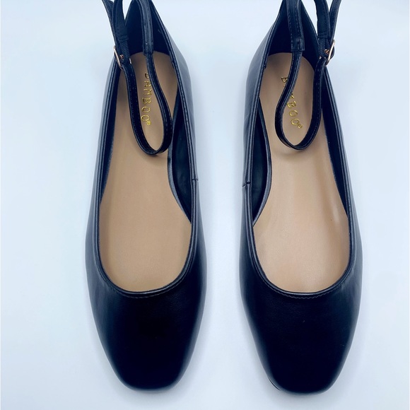 NWT Black BAMBOO Ballet Flats - Picture 2 of 5